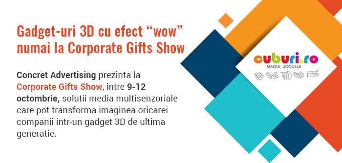 Corporate Gifts Show 2019 – un eveniment al simturilor