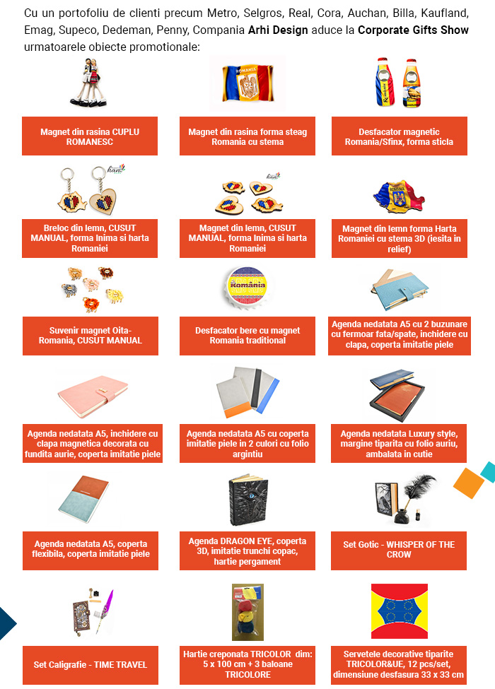 Corporate Gifts Show 2019 – un eveniment al simturilor
