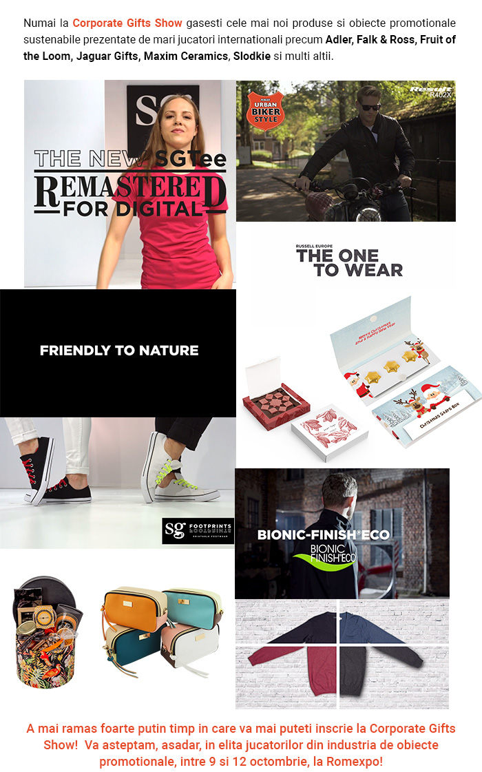 Corporate Gifts Show 2019 – un eveniment al simturilor