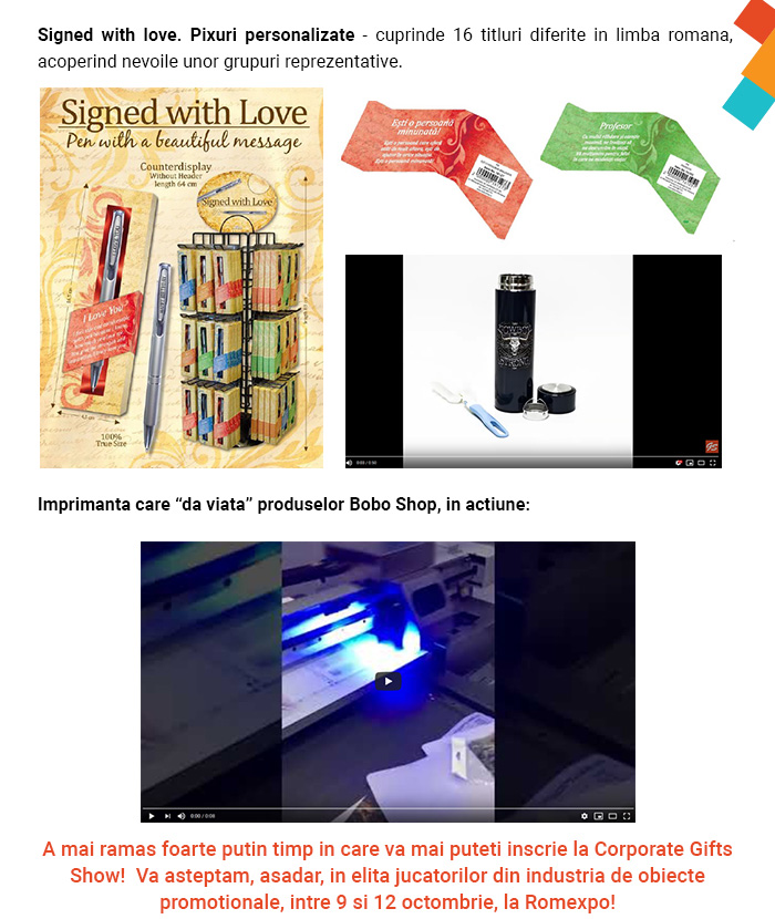 Corporate Gifts Show 2019 – un eveniment al simturilor