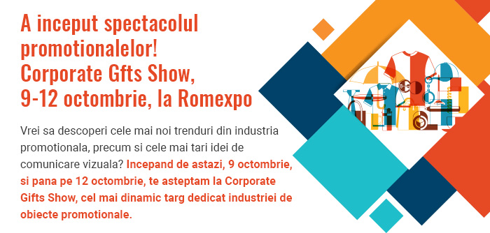 Corporate Gifts Show 2019 – un eveniment al simturilor