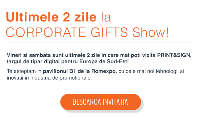 Corporate Gifts Show 2019 – un eveniment al simturilor