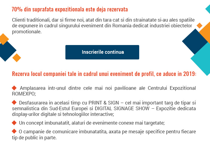 Corporate Gifts Show 2019 – un eveniment al simturilor