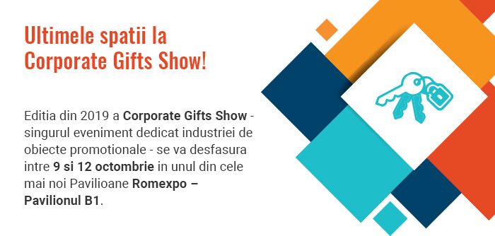 Corporate Gifts Show 2019 – un eveniment al simturilor